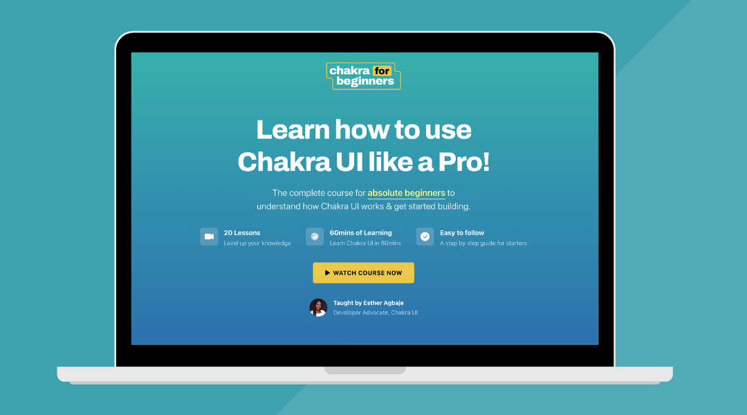 Chakra UI for Beginners