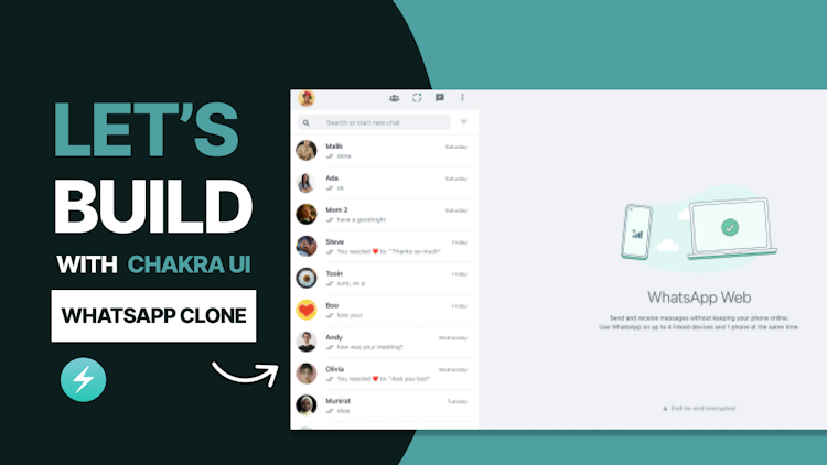 Build a Whatsapp Web clone with Chakra UI and Vite